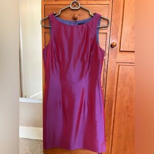 Nicole Miller Shimmering Pink Midi Dress